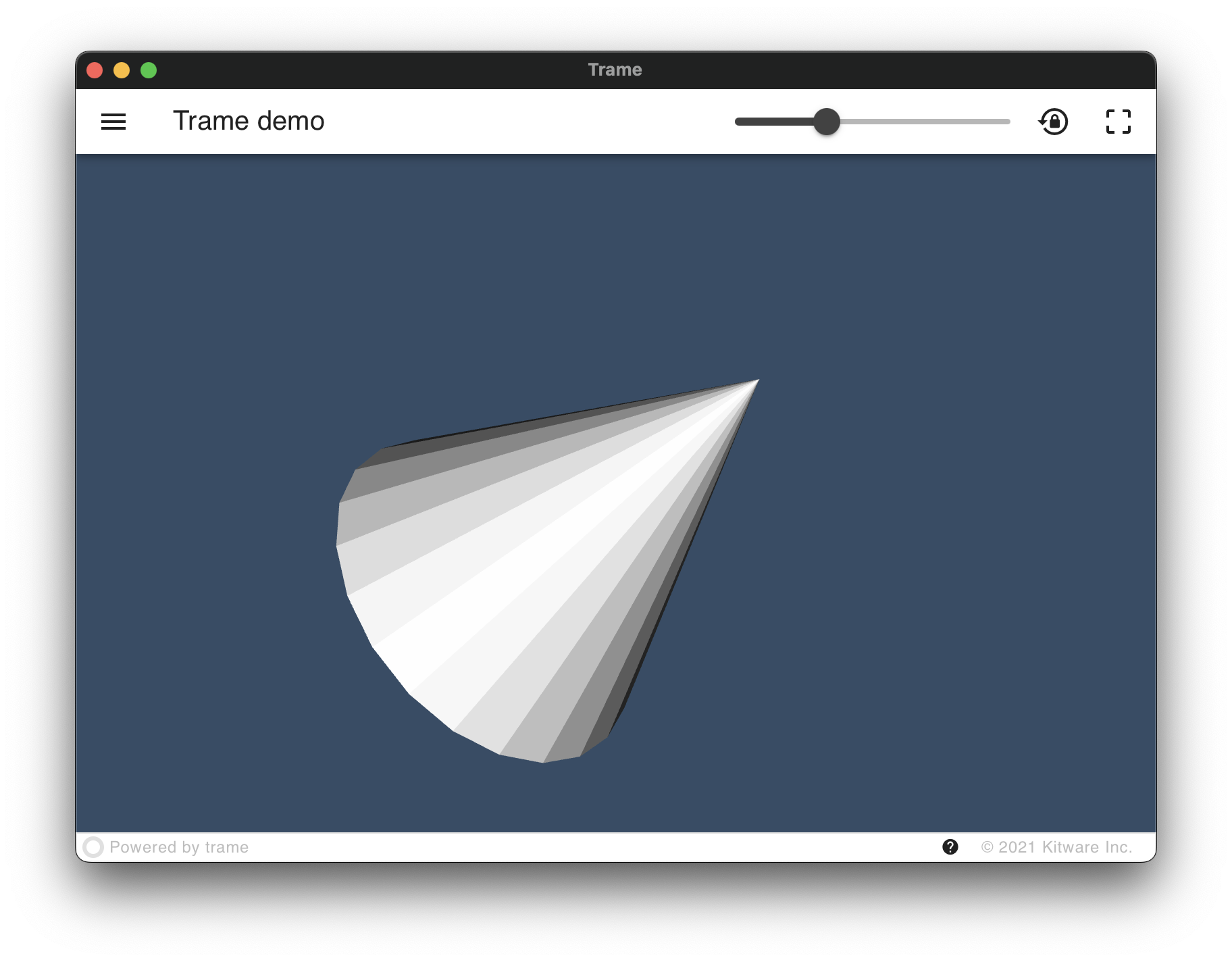 Simple trame app
